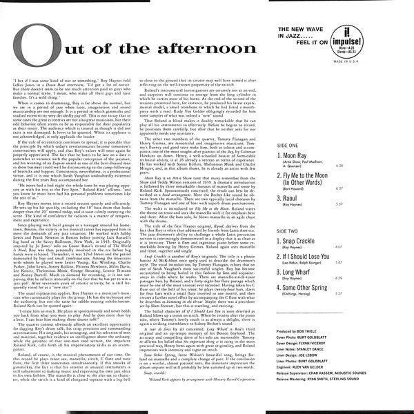 Out Of The Afternoon - Haynes, Roy