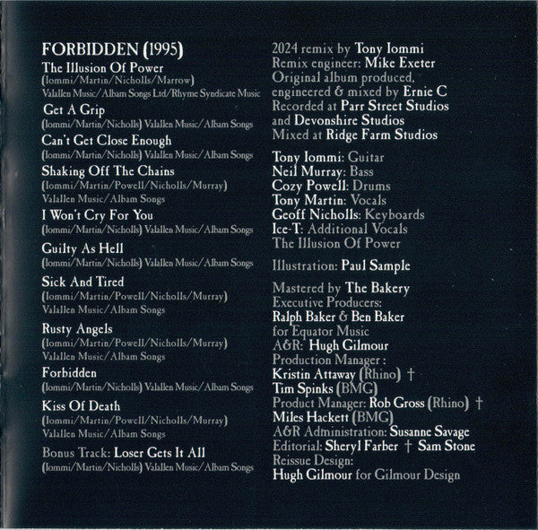 Forbidden (2024 Tony Iommi Remix) - Black Sabbath