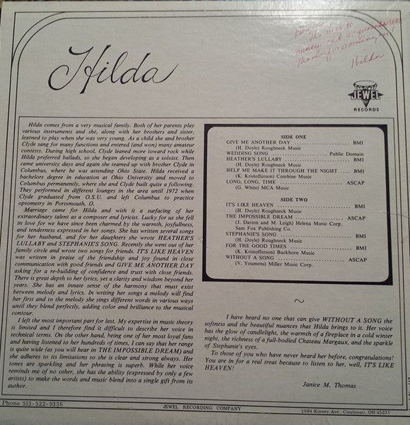 Hilda - Doyle, Hilda
