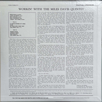 Workin' With The Miles Davis Quintet - Davis, Miles Quintet