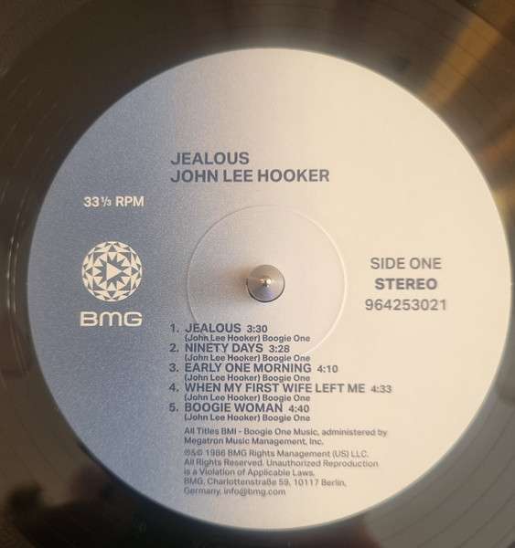 Jealous (Aniv) - John Hooker  Lee [LP]