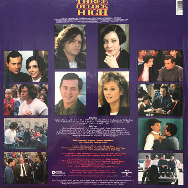 Three O'Clock High (Original Soundtrack) - Tangerine Dream