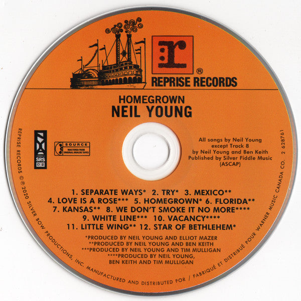 Homegrown - Young, Neil