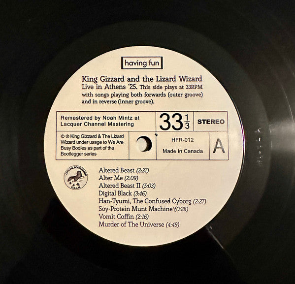 I'm In Your Mind Fuzz / Murder Of The Universe Liv - King Gizzard and the Lizard Wizard