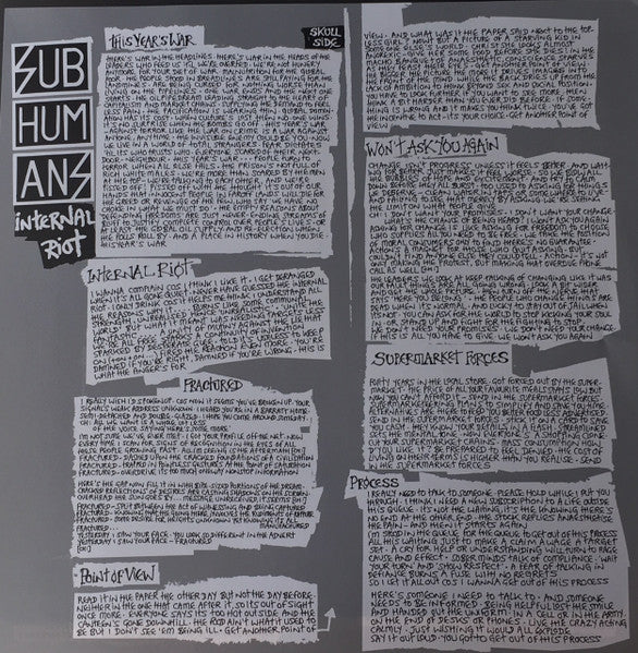 Internal Riot - Subhumans