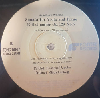 Sonatas For Viola And Piano, Op. 120, No. 1 & 2 - Brahms, Johannes