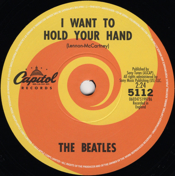 I Wanna Hold Your Hand / I Saw Her Standing There - Beatles