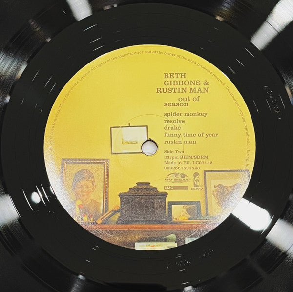 Out of Season - Gibbons, Beth & Rustin Man