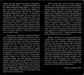 Reincarnations - Mingus, Charles