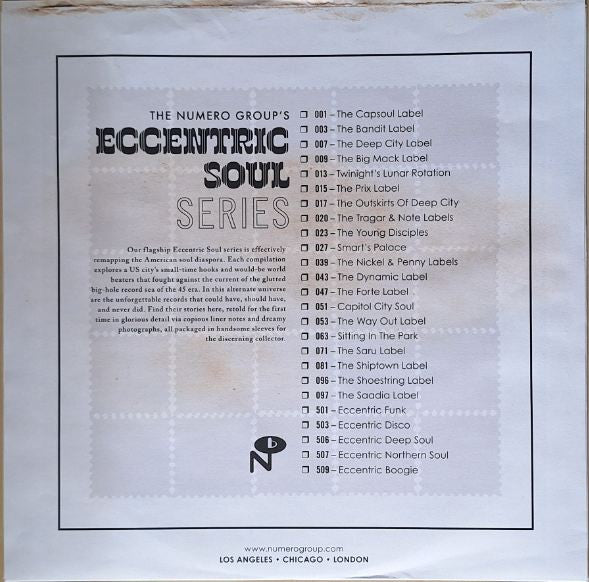 Eccentric Soul: Consolidated Productions Vol. 1 (V - Various