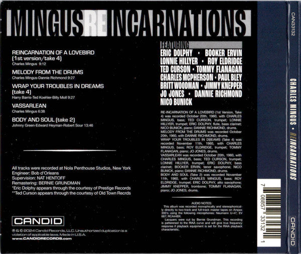 Reincarnations - Mingus, Charles
