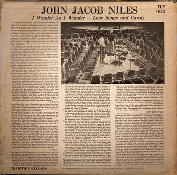 I Wonder As I Wander (Carols And Love Songs) - Niles, John Jacob