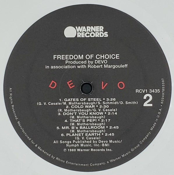 Freedom Of Choice - Devo