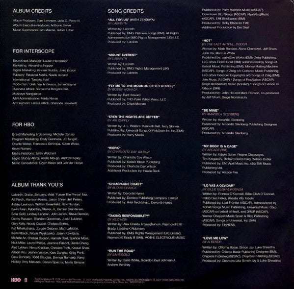 Euphoria Season 1 Soundtrack - Various Artists