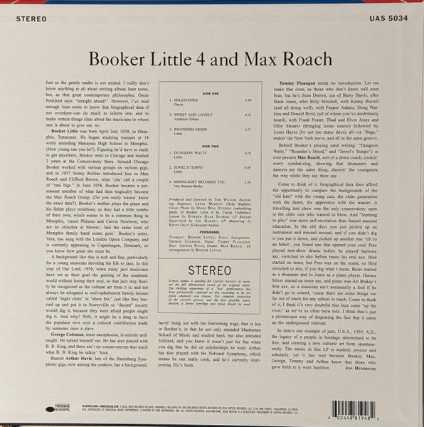 Booker Little 4 & Max Roach - Little, Booker