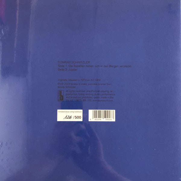 Blau (50th Anniversary Edition) - Schnitzler, Conrad