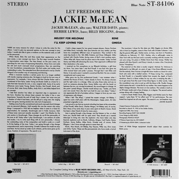 Let Freedom Ring - McLean, Jackie
