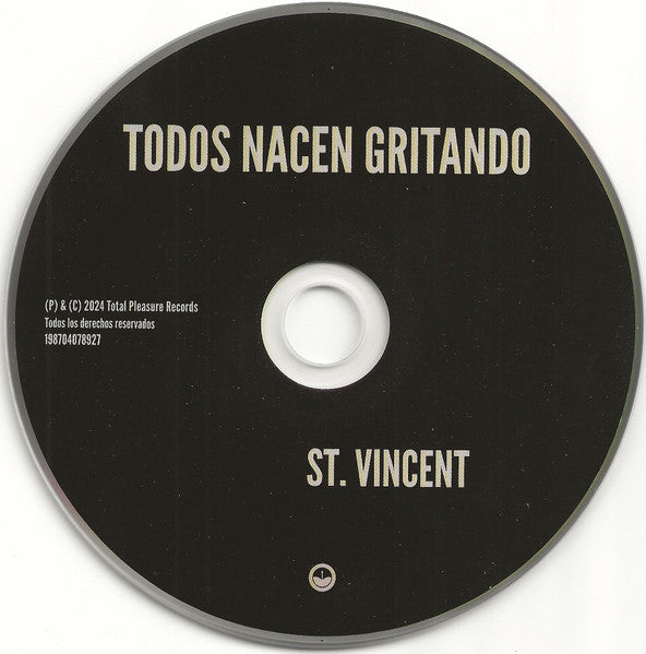 Todos Nacen Gritando - St Vincent