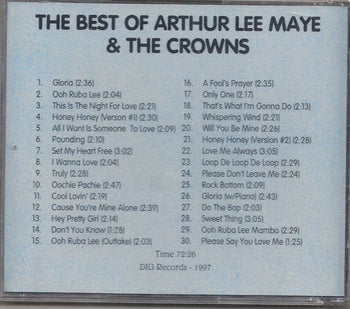 The Best Of Arthur Lee Maye And The Crowns - Maye, Arthur Lee & The Crowns
