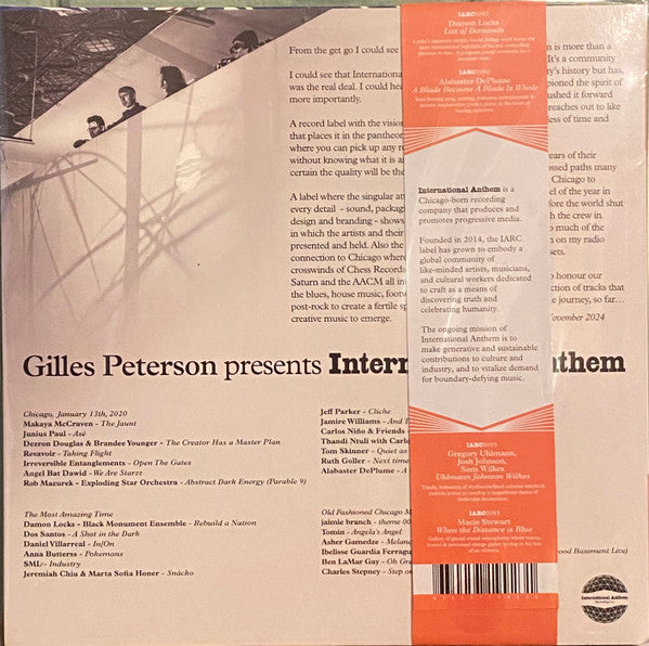 Gilles Peterson Presents International Anthem - Peterson, Gilles