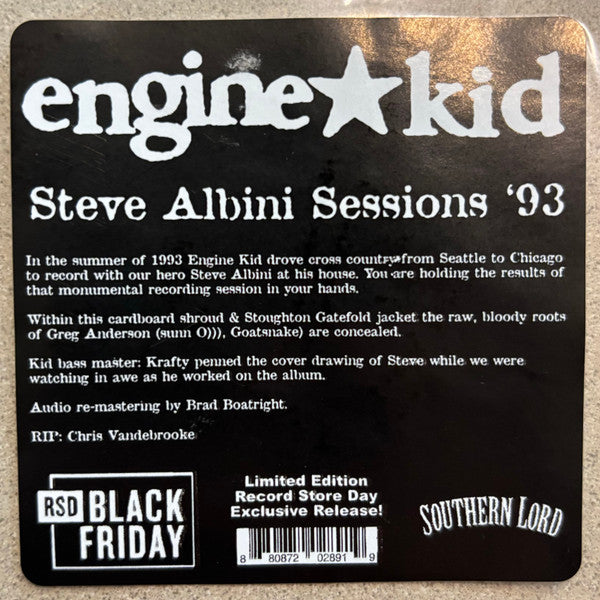 The 1993 Steve Albini Sessions - Engine Kid