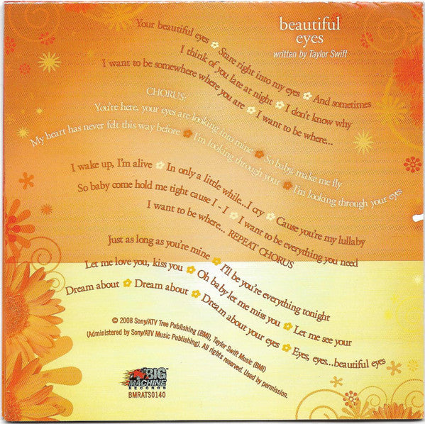 Beautiful Eyes - Taylor Swift