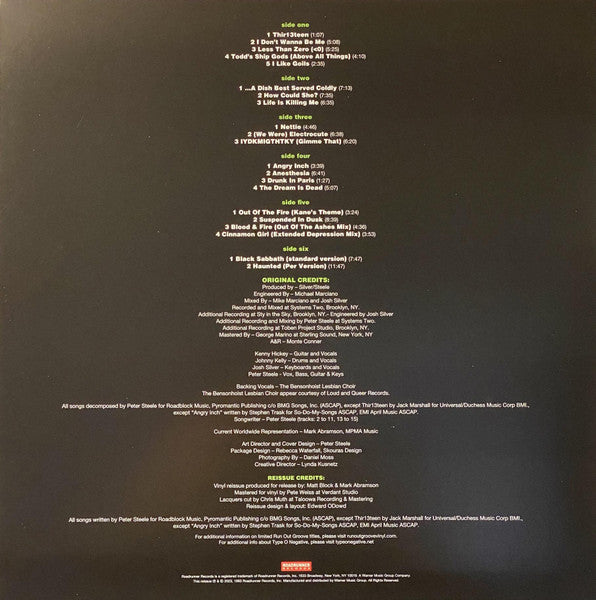Life Is Killing Me (20th Anniversary Edition) - Type O Negative