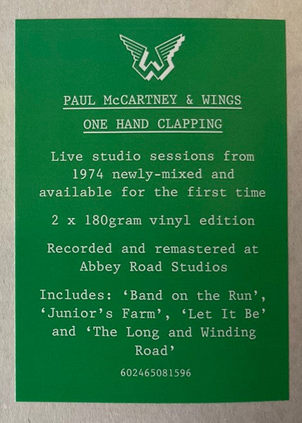 One Hand Clapping - McCartney, Paul & Wings