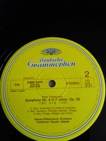 Vienna Philharmonic Orchestra: Symphony No. 4 - Tchaikovsky, Pyotr Ilyich
