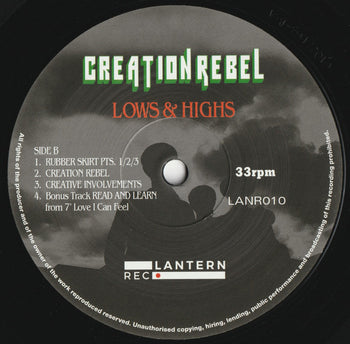 Lows & Highs - Creation Rebel