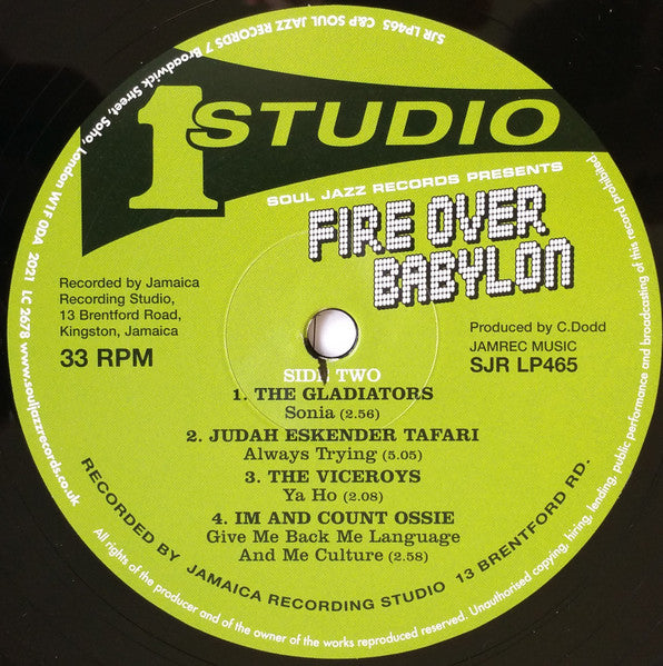 Soul Jazz Records Presents: Fire Over Babylon: Dre - Various