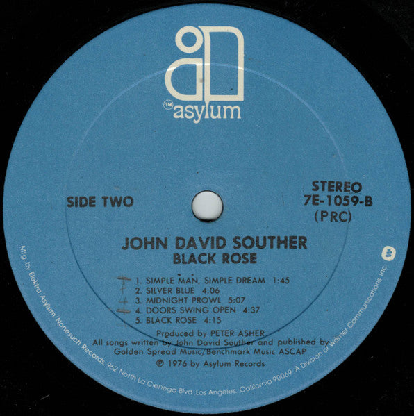 Black Rose - Souther, John David