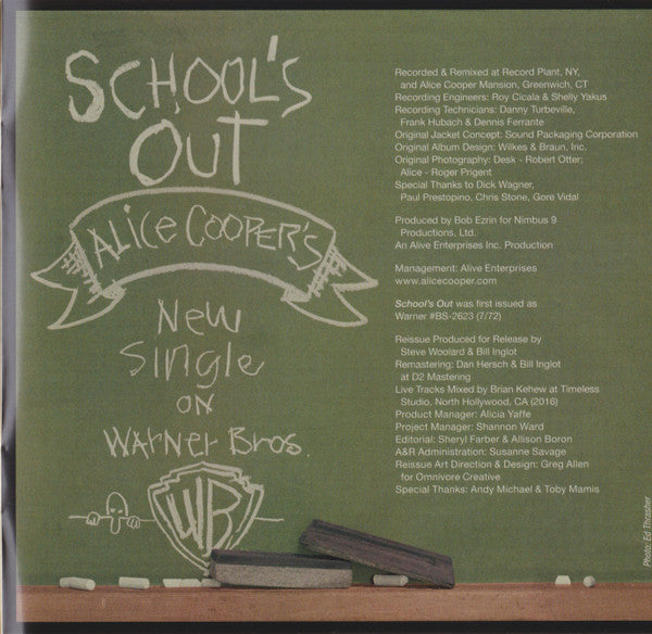 School's Out - Cooper, Alice