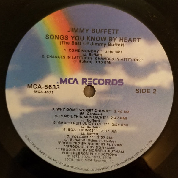 Songs You Know By Heart - Jimmy Buffett's Greatest - Buffett, Jimmy