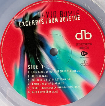 EXCERPTS FROM OUTSIDE - BOWIE,DAVID