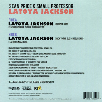 Latoya Jackson B/W Remix - Price, Sean & Small Professor