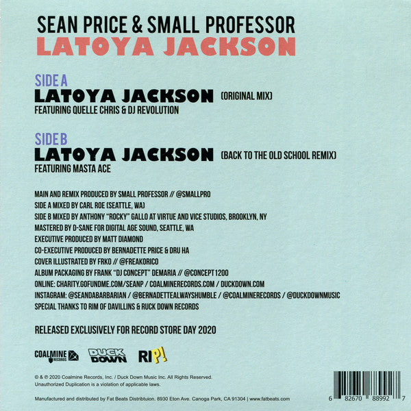 Latoya Jackson B/W Remix - Price, Sean & Small Professor