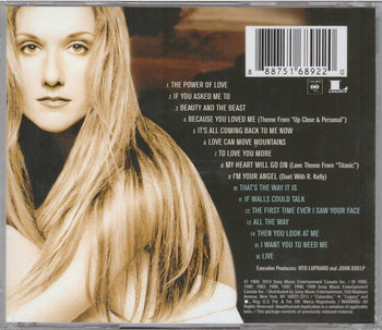Playlist: All The Way... A Decade Of Song - Celine Dion