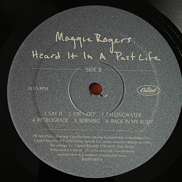 Heard It In A Past Life - Rogers, Maggie