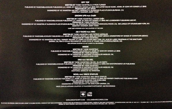 I Don'T Like Shit I Don'T Go Outside - Earl Sweatshirt