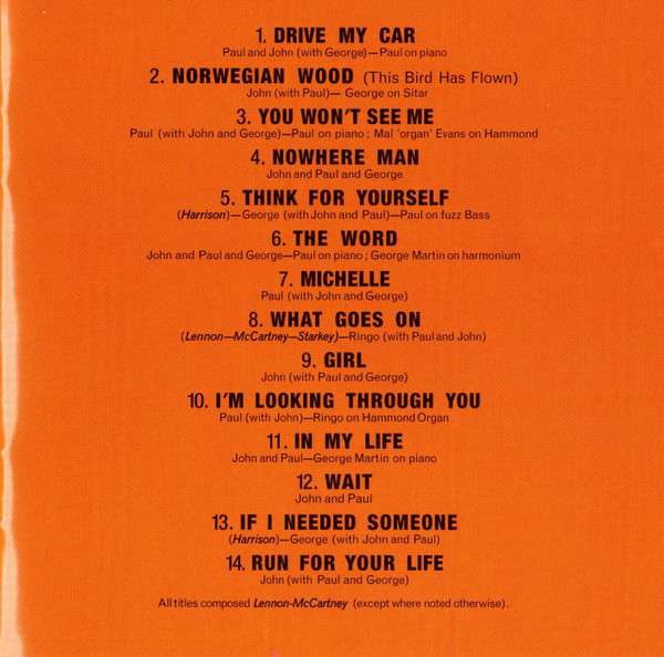 Rubber Soul - The Beatles [CD]