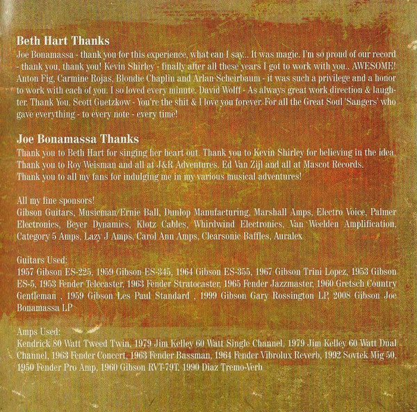 Don't Explain - Bonamassa, Joe & Beth Hart