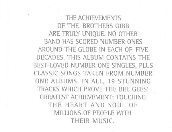 Number Ones - Bee Gees [CD]