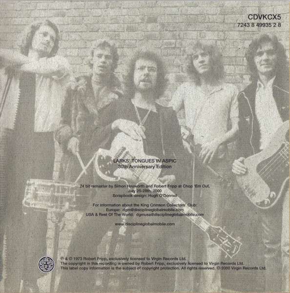 Larks' Tongues In Aspic - King Crimson