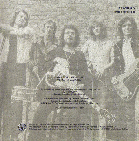 Larks' Tongues In Aspic - King Crimson