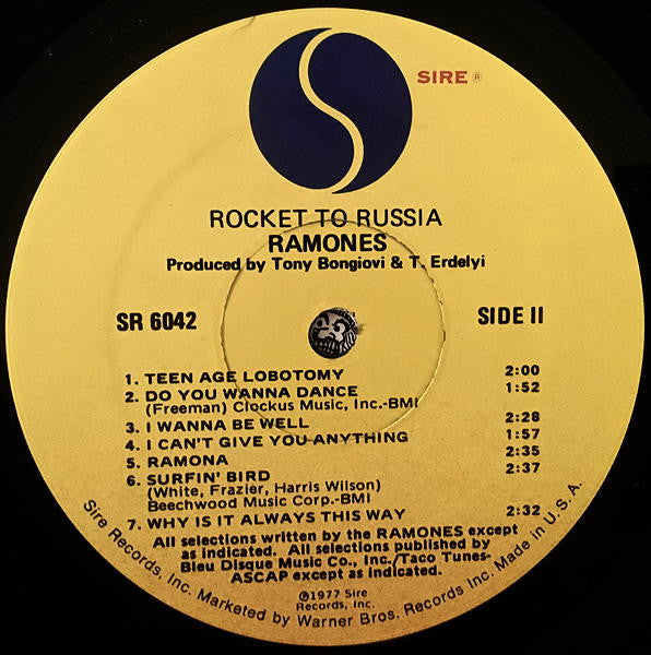 Rocket To Russia - Ramones