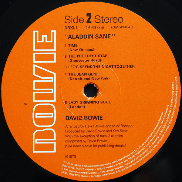 Aladdin Sane - Bowie, David
