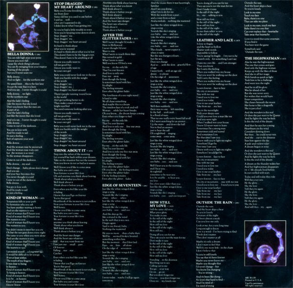 Bella Donna - Nicks, Stevie