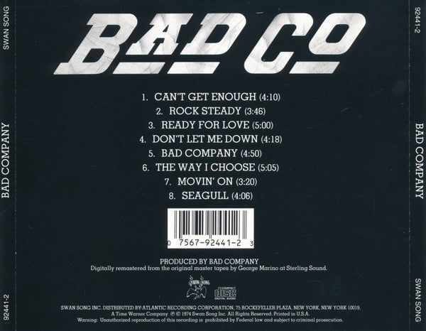 Bad Company - Bad Company