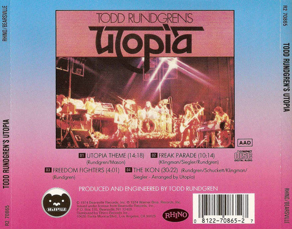 Todd Rundgren's Utopia - Utopia
